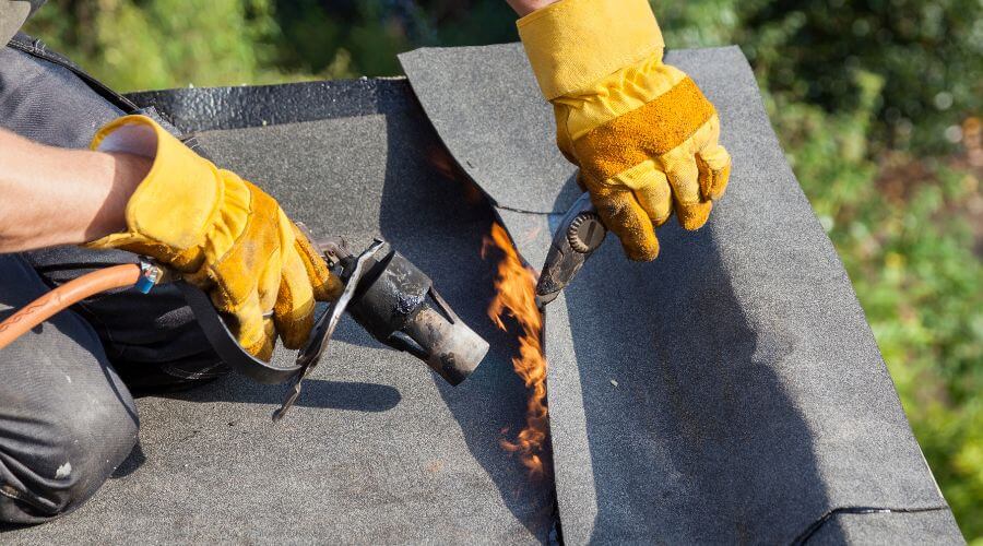 Professional flood damage restoration services in Bessie, OK